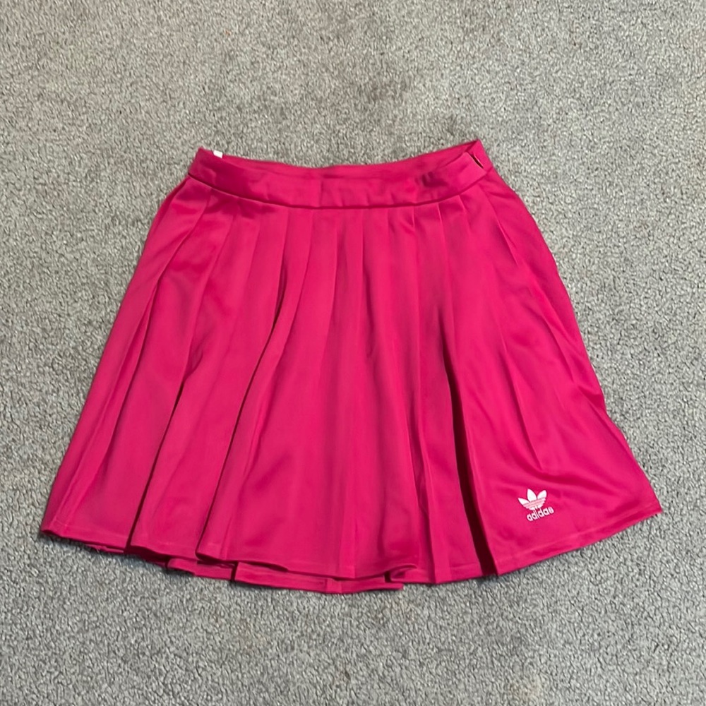 NWT Adidas Originals Pink Pleated Tennis Skirt